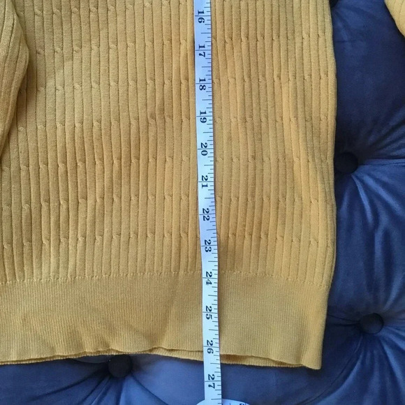 NWOT Gea Mustard Yellow Top Sweater Casual Women's Plus Size XXL - Picture 5 of 8